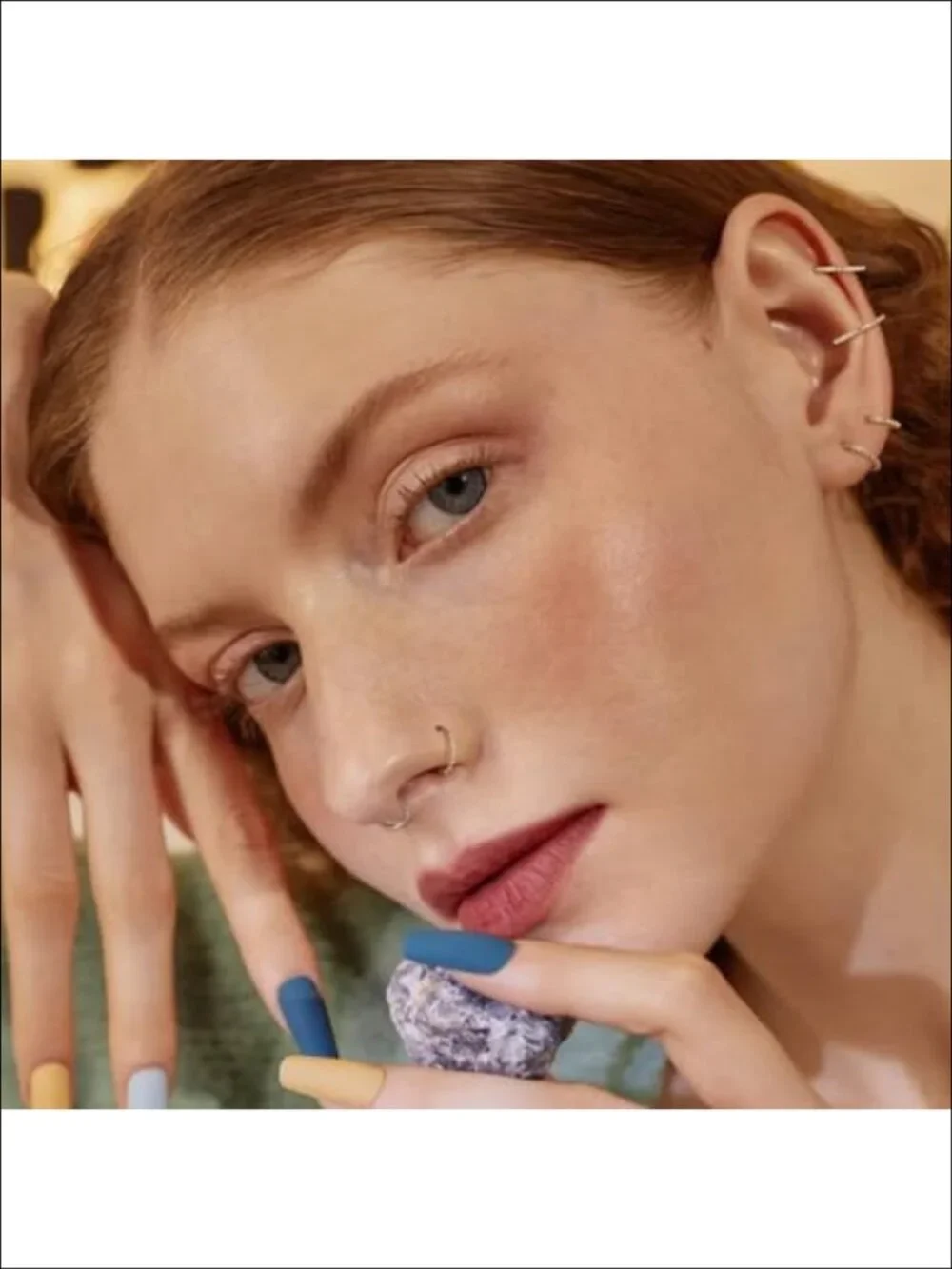 316L Surgical Steel Nose Ring Hoop 16G Daith Helix Cartilage Earring